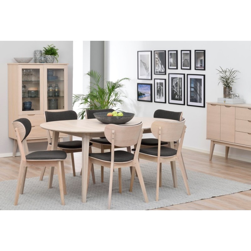 RO FILIPPA DINING TABLE Extendable WHITEWASH